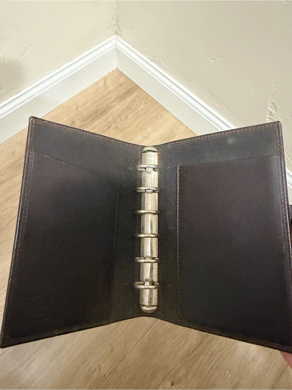 Fendi Brown and Black FF Logo agenda